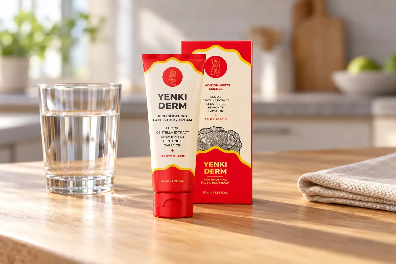 Yenki Derm — le produit au quotidien
